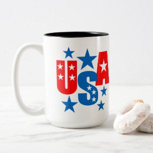 Frohes 250-jähriges Jubiläum Amerika Zweifarbige Tasse