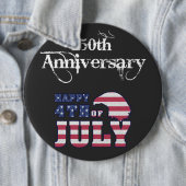 Frohes 250. Jubiläum zum 4. Juli Button (Beispiel)