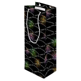 Frohes 35-jähriges Feuerwerk Weinbeutel Geschenktüte Für Weinflaschen