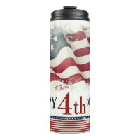 Frohes 4. Juli - Amerikanische Flagge im Vintage-D