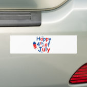 Frohes 4. Juli Autoaufkleber (Auf Auto)
