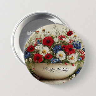 Frohes 4. Juli Button