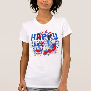 Frohes 4. Juli Feuerwerk USA-63261 T-Shirt