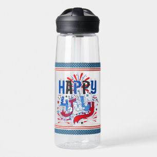 Frohes 4. Juli Feuerwerk USA-63261 Trinkflasche