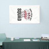 Frohes 4. Juli Flamingo Squad Vector Design_1 Banner (Messeveranstaltung)
