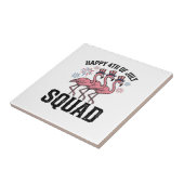 Frohes 4. Juli Flamingo Squad Vector Design_1 Fliese (Seite)