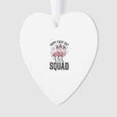 Frohes 4. Juli Flamingo Squad Vector Design_1 Ornament (Vorderseite)