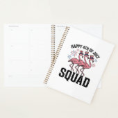 Frohes 4. Juli Flamingo Squad Vector Design_1 Planer (Anzeige)