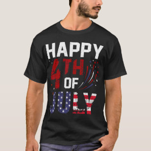 Frohes 4. Juli für Frauen Männer Kinder USA Unabhä T-Shirt