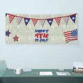 Frohes 4. Juli Geburtstag Amerikas Banner (Messe)