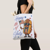 Frohes 4. Juli Hotdog Tasche (Von Nahem)