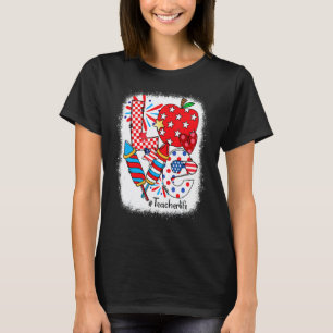 Frohes 4. Juli Liebes Lehrer Leben Juli Kinder Jun T-Shirt