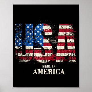 Frohes 4. Juli lustig patriotisches Amerika für Fr Poster