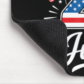 Frohes 4. Juli Mousepad (Ecke)