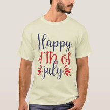 Frohes 4. Juli Patriotische Typografie