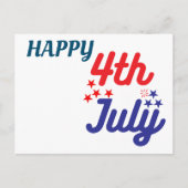 FROHES 4. JULI!!! POSTKARTE (Vorderseite)