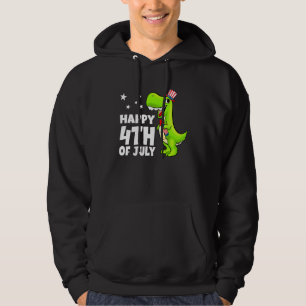 Frohes 4. Juli T Rex Dino Dinosaurier Baby Kleinki Hoodie