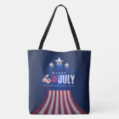 Frohes 4. Juli Tasche (Rückseite)