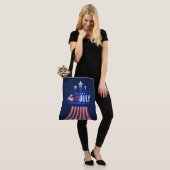 Frohes 4. Juli Tasche (Am Model)