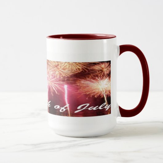 Frohes 4. Juli Tasse (Rechts)