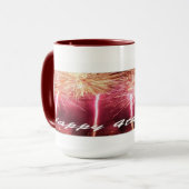 Frohes 4. Juli Tasse (Vorderseite Links)