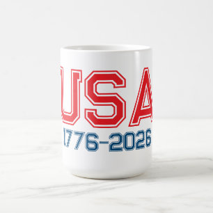 Frohes 4. Juli Unabhängigkeitstag 1776-2026 Kaffeetasse