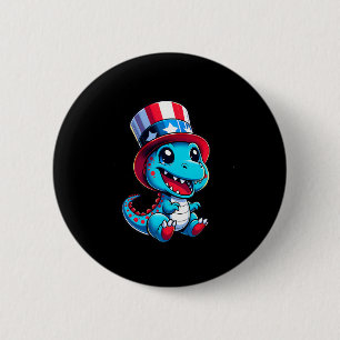 Frohes 4. Juli Unabhängigkeitstag Männer Frauen Ki Button