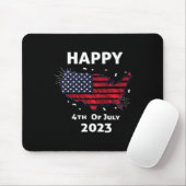 Frohes 4. Juli Unabhängigkeitstag Mousepad (Mit Mouse)