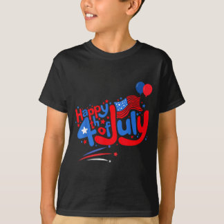 Frohes 4. Juli Unabhängigkeitstag USA 4. Juli T-Shirt