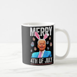 Frohes 4. Juli Verwirrt Lustig Biden Ostertag Kaffeetasse