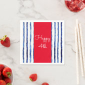 Frohes 4. Papier Serviette (Beispiel)