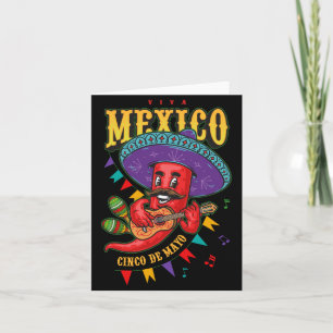 Frohes 5 De Mayo Cinco De Mayo Viva Mexiko Fest Karte