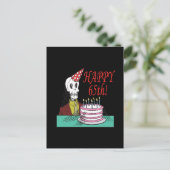 Frohes 65. postkarte (Stehend Vorderseite)