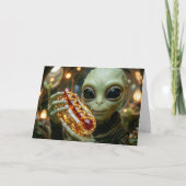 Frohes Anniversarium | Lustiger Alien-Wortwitz Karte (Vorderseite)