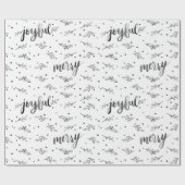 Frohes Aquarell-Packpapier Geschenkpapier (Flach)