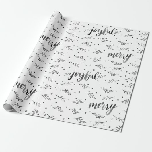 Frohes Aquarell-Packpapier Geschenkpapier (Ungerollt)