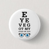 Frohes Auge Button (Vorderseite)