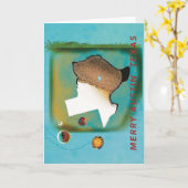 FROHES AUSTIN TEXAS 1 KARTE (Gelbe Blume)