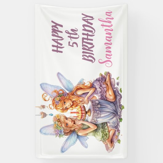 Frohes Banner zum Geburtstag (Vertikal)