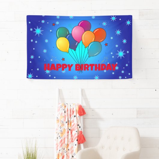 Frohes Banner zum Geburtstag (Insitu)