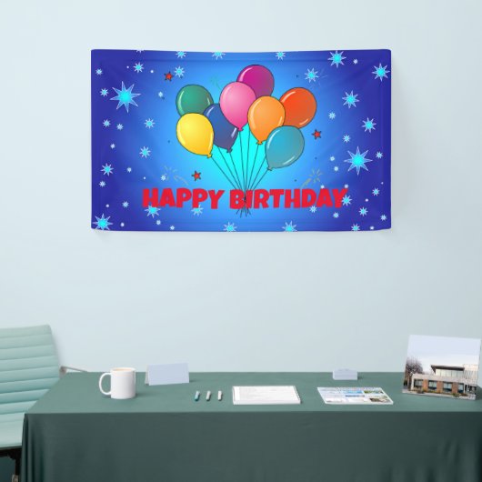 Frohes Banner zum Geburtstag (Messeveranstaltung)