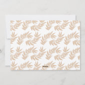 Frohes Blätter-Papierfeiertags-Foto-Karte Feiertagskarte (Rückseite)