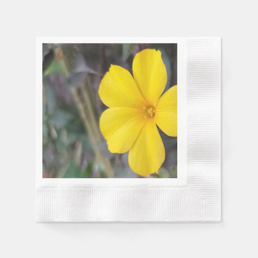 Frohes Blumengeschirr für Party und Veranstaltunge Serviette (Vorderseite)