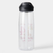 FROHES CAPPY-GEBURTSTAG Custom Capybara 4. Geburts Trinkflasche (Rückseite)