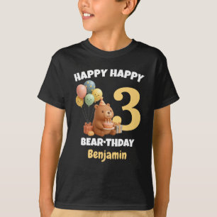 FROHES CAPPY-GEBURTSTAGS-KIND Custom Capybara 3. G T-Shirt