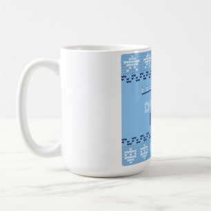 Frohes Chag Urim Hanukkah-Hässlichpullover-Shirt j Kaffeetasse