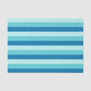 Frohes Chanukka Blau und Türkis gestreiftes Must Seidenpapier