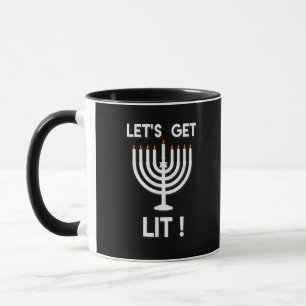 Frohes Chanukka Die Zeit Ist Da Tasse