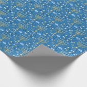 Frohes Chanukka Geschenkpapier (Ecke)