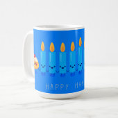 Frohes Chanukka-Mug Kaffeetasse (Vorderseite Links)
